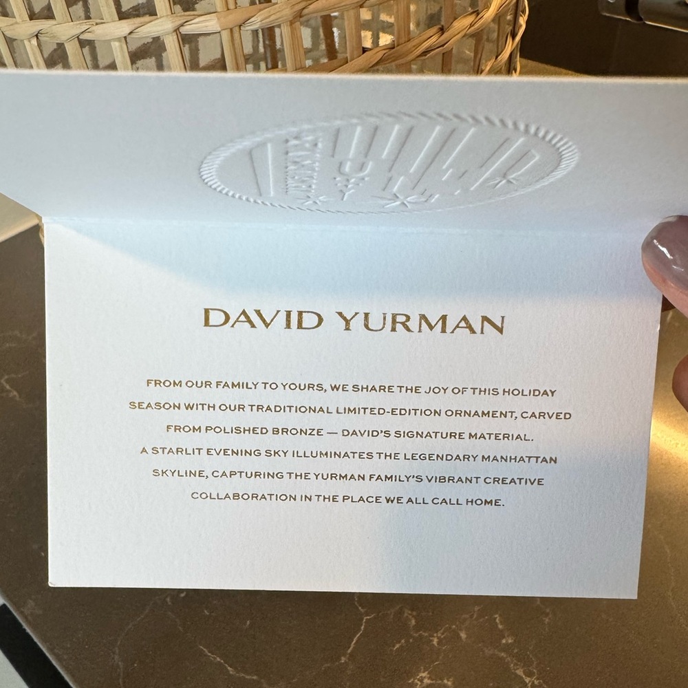 David Yurman Gold Skyline Ornament - Picture 8 of 8